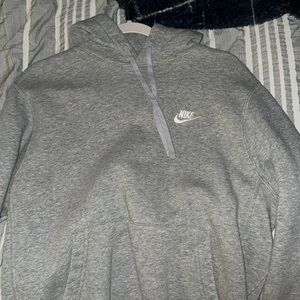 grey nike hoodie